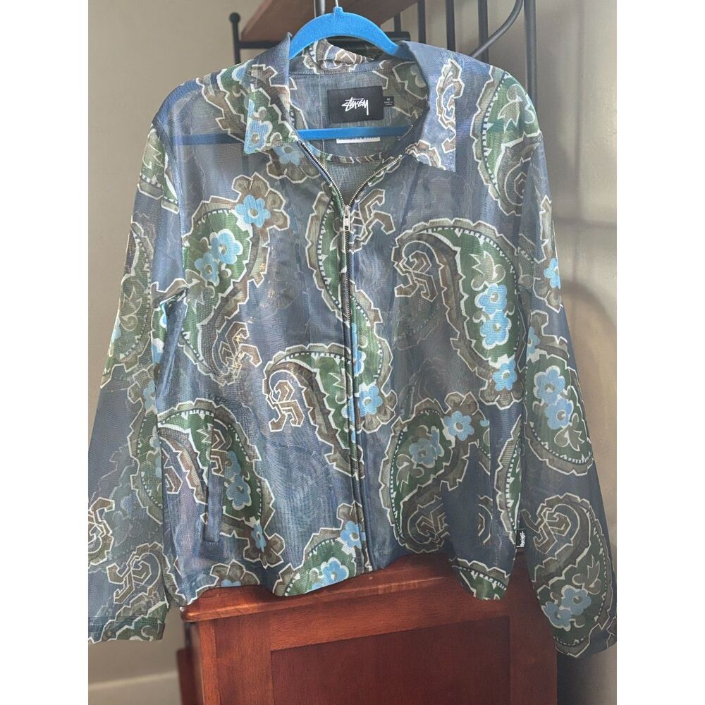 Stussy Mesh Zip Jacket Unisex Size M